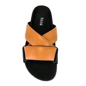 Roam Belt Slide Crossover Slide Slippers Women EU 39 US 9 Cognac Comfort Resort